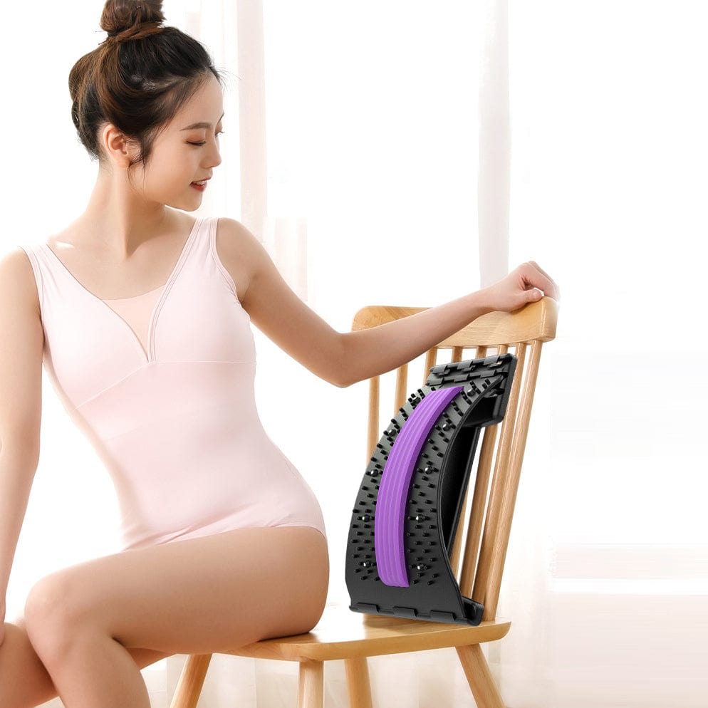 Purple back support pain relief 