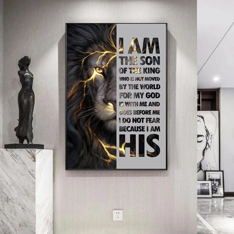 Lion Inspirational Art Canvas