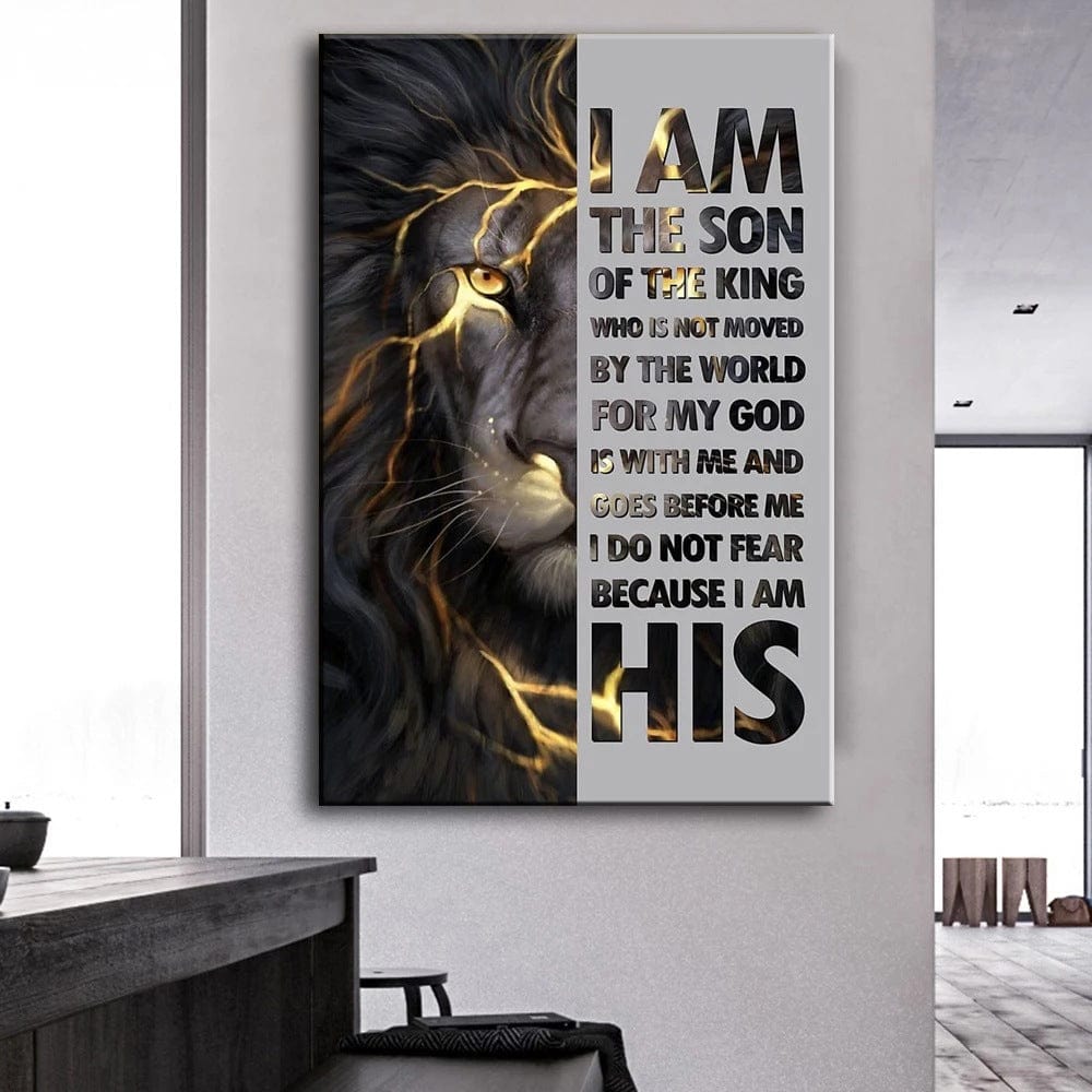 Lion Inspirational Art Canvas